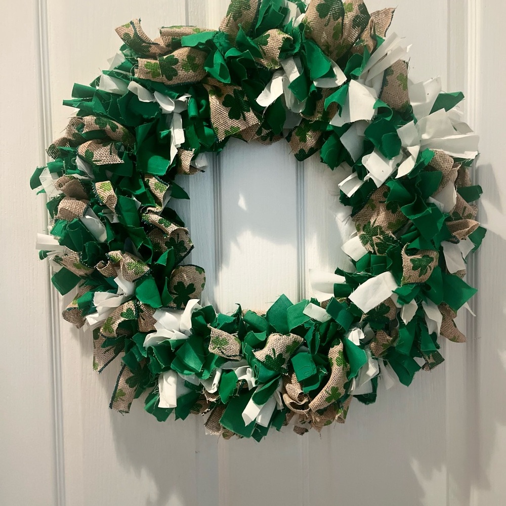 Festive Handmade St Patrick’s Day Wreath